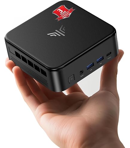 KAMRUI Mini PC E3B 16GB RAM 512GB SSD AMD Ryzen 7730U Mini Gaming